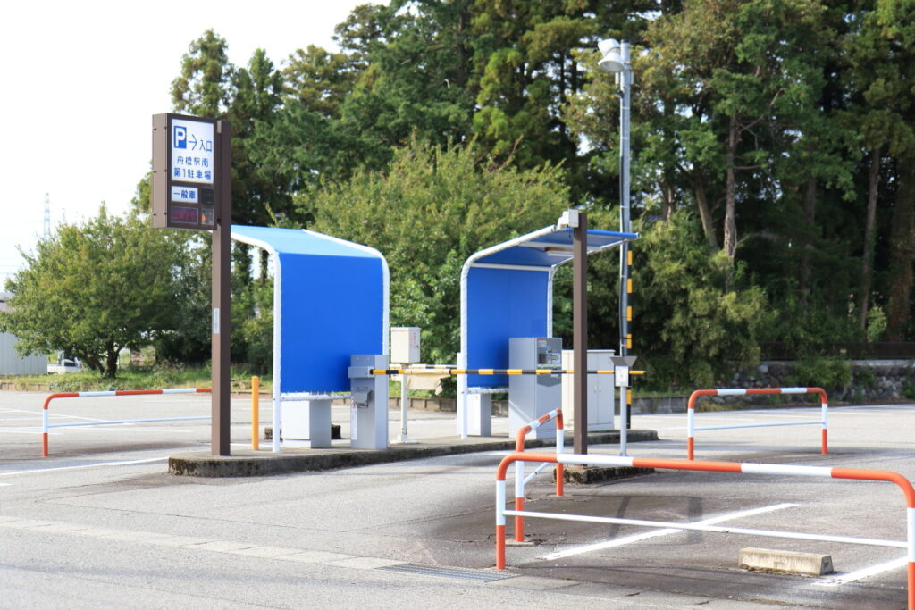 舟橋村駅南　第１駐車場｜富山ファシア整体院の駐車場